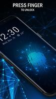 Future Tech Fingerprint Lock Screen für Streich Screenshot 1