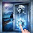 Door fingerprint style lock screen for prank