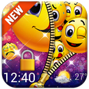 Funny emoji zipper lock screen APK