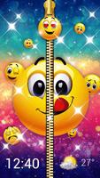 Funny emoji zipper lock screen gönderen