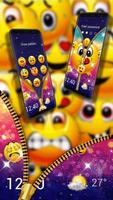 Funny emoji zipper lock screen Ekran Görüntüsü 3