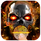 Skull style lock screen icon