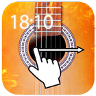 Funny Lock Screen App Guitar Theme icon