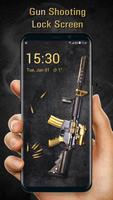 Cool Gun Shooting Lock Screen App poster