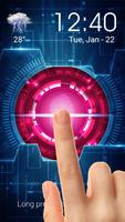fingerprint style lock screen for prank ảnh chụp màn hình 1