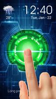 fingerprint style lock screen for prank ảnh chụp màn hình 2
