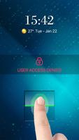 fingerprint style lock screen for prank syot layar 1