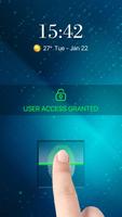 fingerprint style lock screen for prank syot layar 2