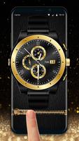 Golden clock lock screen ảnh chụp màn hình 3