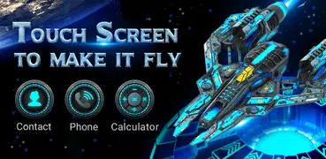3D Spaceship Live Wallpaper & Launcher for Free