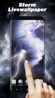 Thunder Storm Lightning Live Wallpaper Ekran Görüntüsü 1