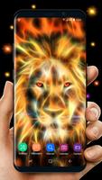 پوستر Lion Magic Touch Live wallpaper 2018