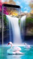 Live Wallpaper Waterfall& Swan स्क्रीनशॉट 3