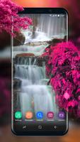 Live Wallpaper Waterfall& Swan screenshot 2