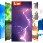 Animated weather live wallpaper& background 圖標