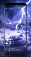 Animated weather live wallpaper& background screenshot 1