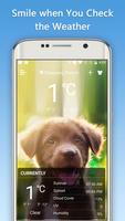 Wettervorhersage Widget Plakat