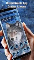 3D Ice Wolf Thrones Live Wallpaper & Launcher Screenshot 3