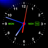 Reloj analogo para fondo de pantalla sale