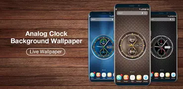 Analog Digital Clock on Screen Live Wallpaper 2019