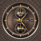 Analog Digital Clock on Screen Live Wallpaper 2019 icono