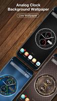 Analog Digital Clock on Screen Live Wallpaper 2019 постер