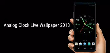 Live Wallpaper with Analog Clock 2018