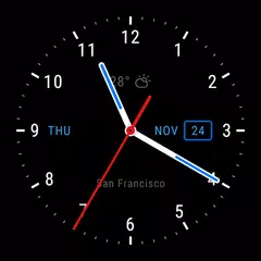 Descargar APK de Reloj analogo fondo de pantalla en vivo