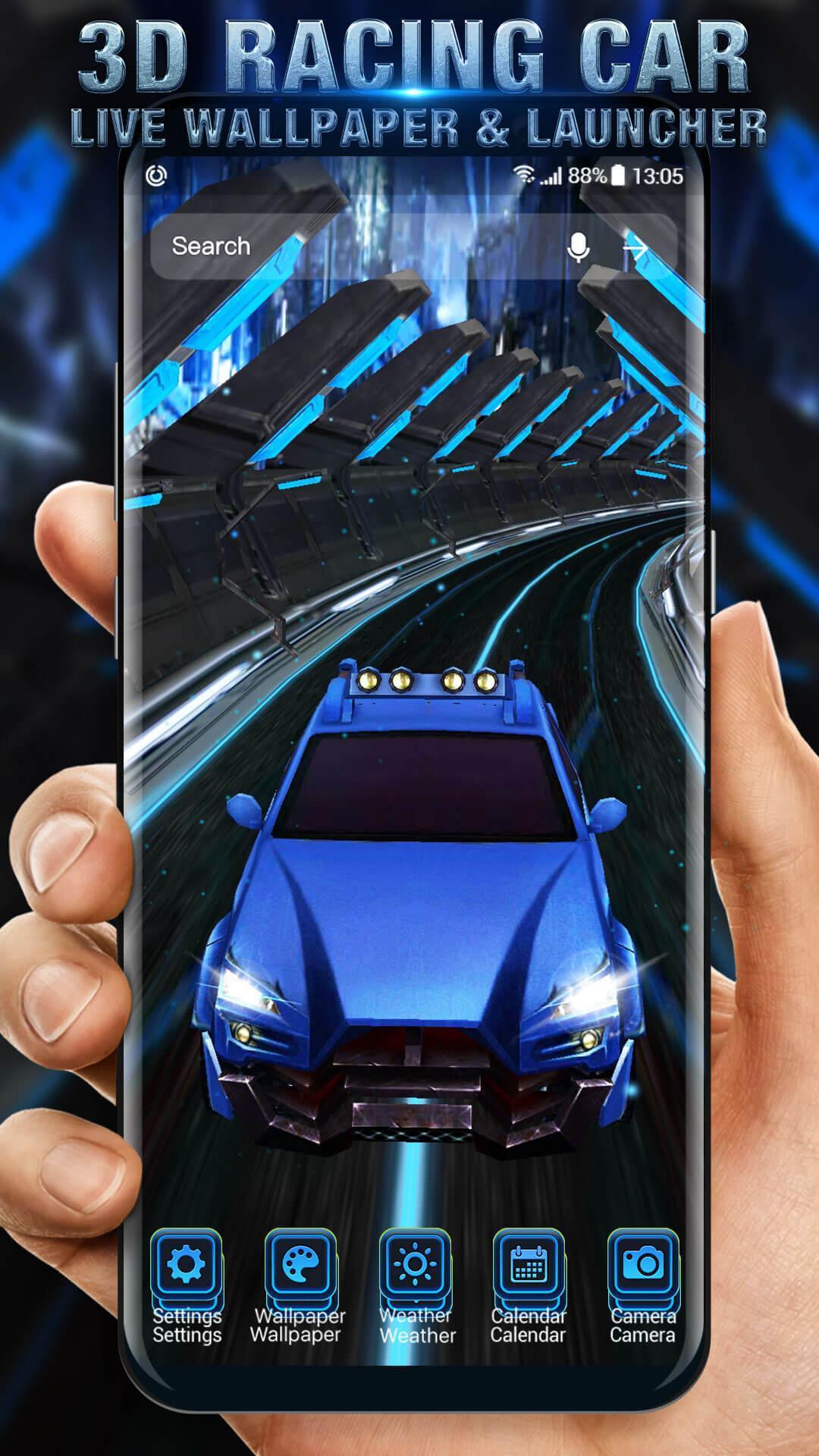 148 Awesome 3d car live wallpaper pro apk free for Wall poster in bedroom