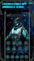 3D Bat Super Hero Live Wallpaper & Launcher Free Ekran Görüntüsü 3