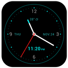 Black Watchface Live Wallpaper আইকন