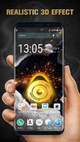 برنامه‌نما 3D Bullet Live Wallpaper & Launcher عکس از صفحه