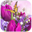 Flower Live Wallpaper Dancing Butterfly