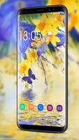 Flower Live Wallpaper Dancing Butterfly ảnh chụp màn hình 1