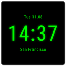 Clock on Homescreen  Live Wallpaper APK