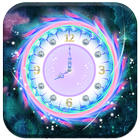 Colorful Clock Live Wallpaper-icoon