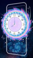 Colorful Clock Live Wallpaper ภาพหน้าจอ 1