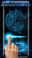 3D Tech Earth Wallpaper ảnh chụp màn hình 3
