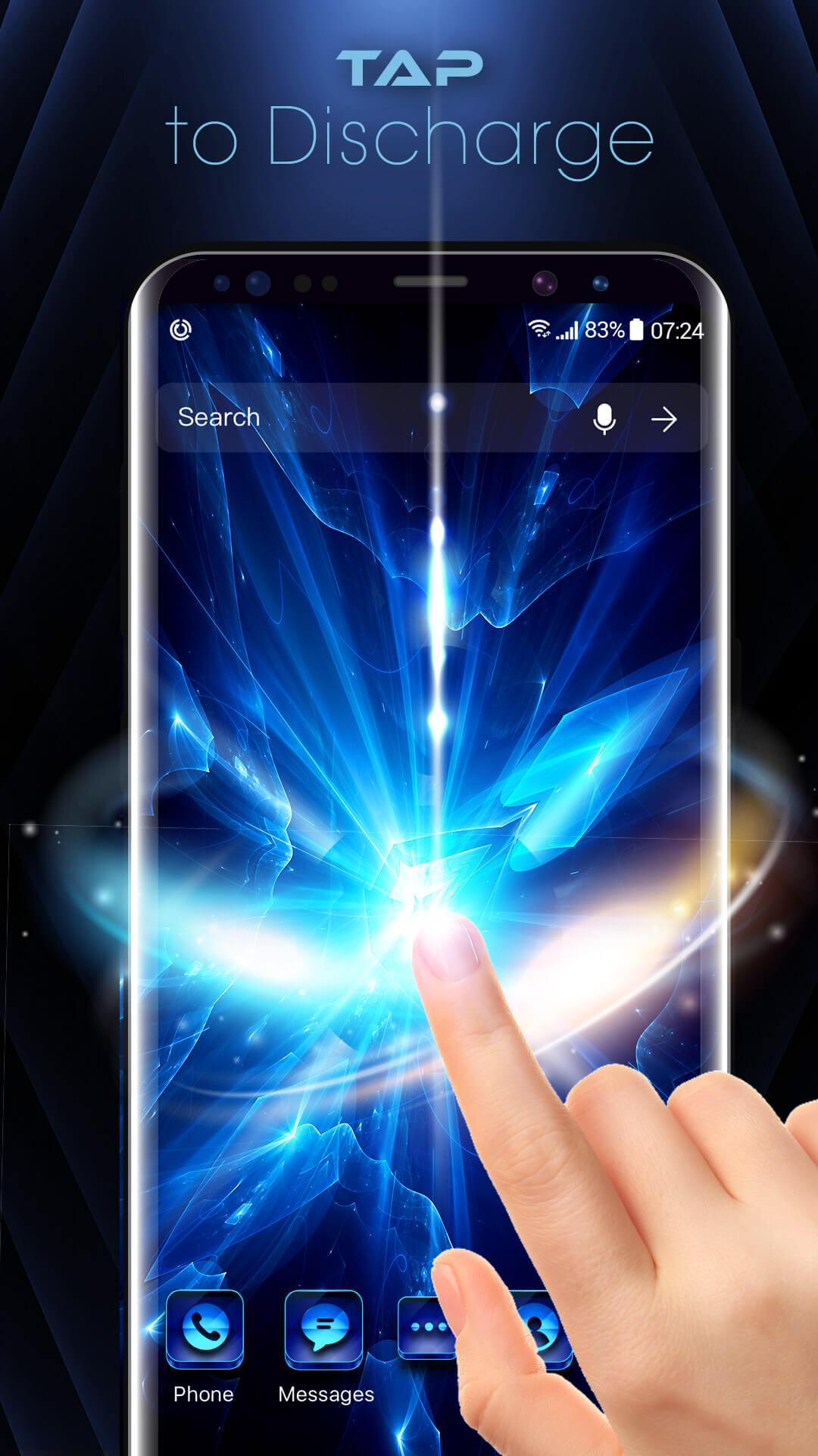 Android için Şaka için elektrik ekran duvar kağıdı APK�yı İndir