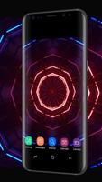 Fancy Neon Spinner Live Wallpaper 스크린샷 1