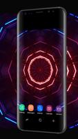 Fancy Neon Spinner Live Wallpaper اسکرین شاٹ 1