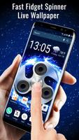 Красивые Fidget spinner живые обои постер