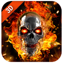 APK Flaming Skull Live Wallpaper for Free