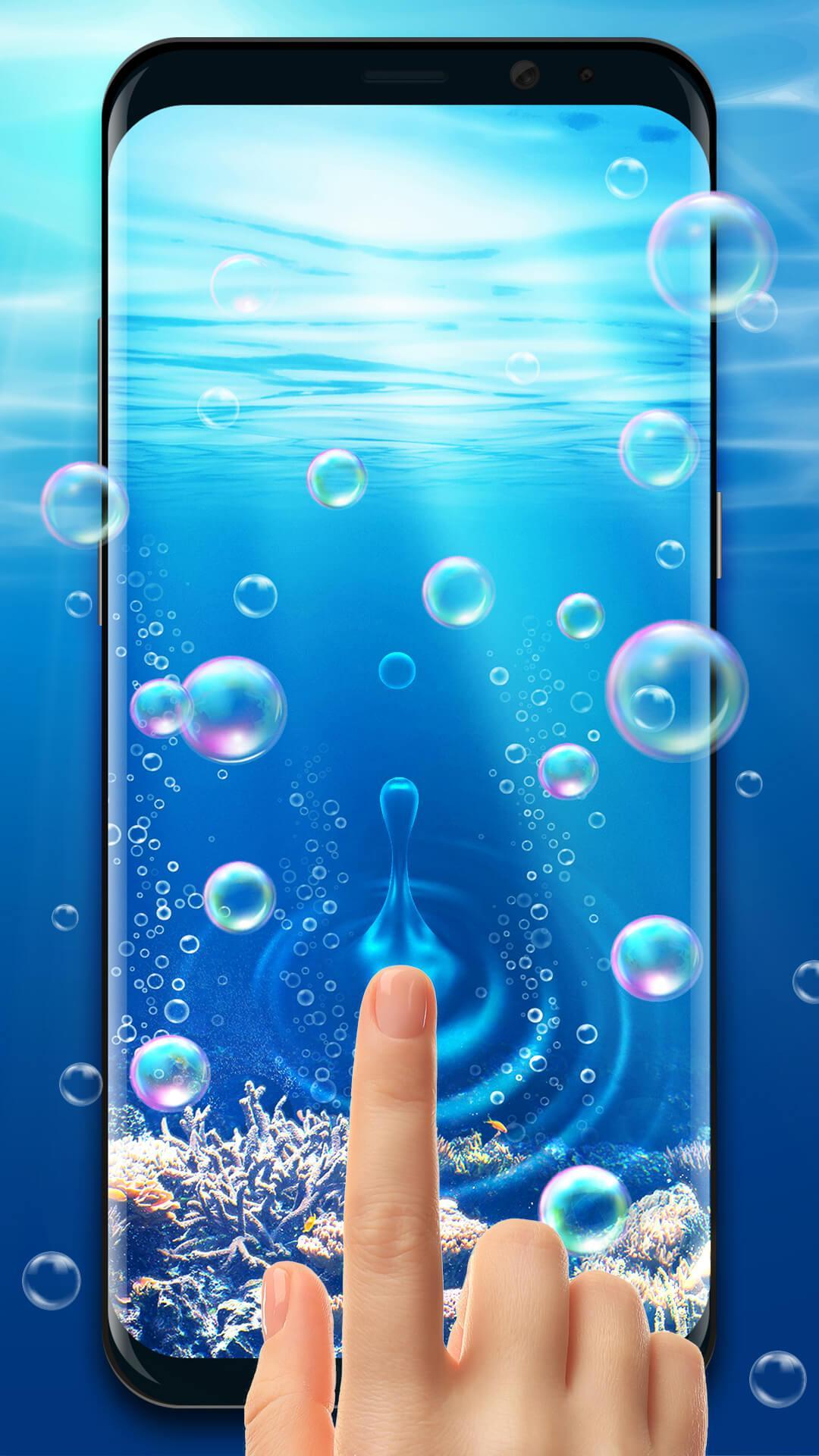 Schone Bewegliche Blase Live Wallpaper Fur Android Apk Herunterladen