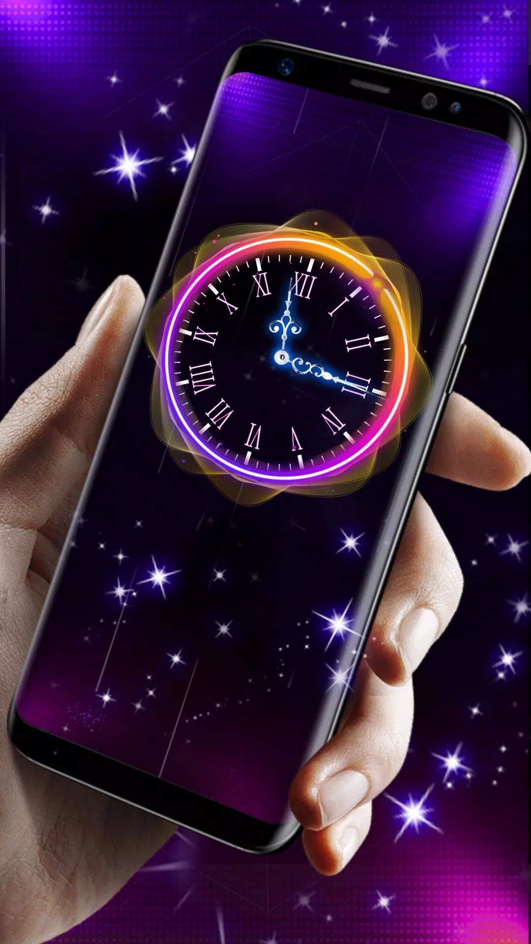 Beau Horloge analogique fond d'écran en direct APK pour Android Télécharger