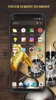 3D Broken-screen Gun Live Wallpaper & Launcher screenshot 1