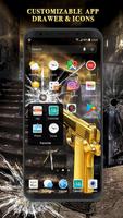 3D Broken-screen Gun Live Wallpaper & Launcher screenshot 2