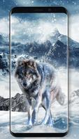 Ice Wolf Live Wallpaper poster