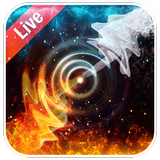 Live Wallpaper Background Ice and Fire Zeichen