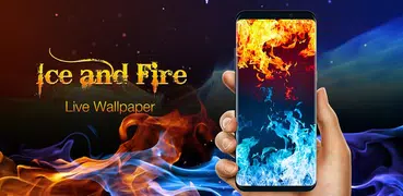 Schöne Eis und Feuer Live Wallpaper